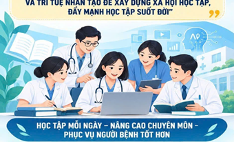 📚 HƯỞNG ỨNG TUẦN LỄ HỌC TẬP SUỐT ĐỜI NĂM 2026 - KHÔNG NGỪNG HỌC HỎI, NÂNG CAO CHẤT LƯỢNG CHĂM SÓC SỨC KHỎE NHÂN DÂN