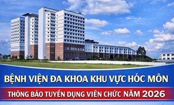 THÔNG BÁO TUYỂN DỤNG VIÊN CHỨC NĂM 2026