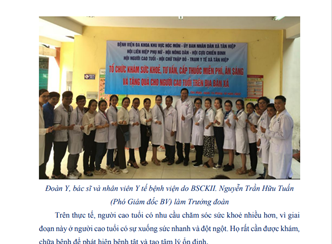 KHÁM BỆNH, TƯ VẤN SỨC KHỎE, CẤP THUỐC MIỄN PHÍ,  TẶNG QUÀ CHO NGƯỜI CAO TUỔI TẠI XÃ TÂN HIỆP, HÓC MÔN