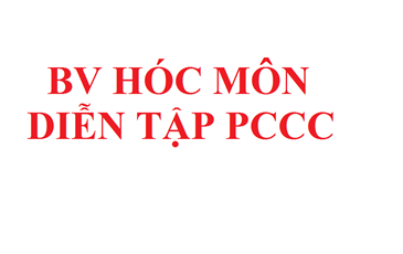 BV Hóc Môn Diễn tập đưa bệnh nhân thoát khỏi đám cháy bệnh viện