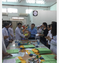 Sáng ngày 13/02/2018, tại bệnh viên ĐKKV Hóc Môn, Ban Giám Đốc phối hợp cùng phòng chức năng và Công Đoàn Bệnh Viện ĐKKV Hóc Môn 