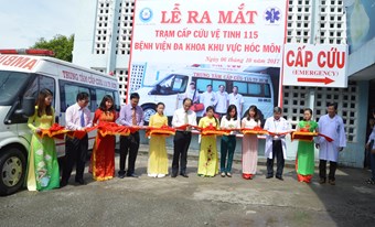 Lễ ra mắt tram vệ tinh tại Bệnh Viện Đa Khoa khu vực Hóc Môn