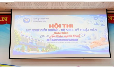 HỘI THI TAY NGHỀ ĐIỀU DƯỠNG - HỘ SINH - KỸ THUẬT VIÊN  NĂM 2026 Chủ đề: “An Toàn Người Bệnh”