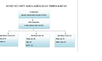 SƠ ĐỒ TỔ CHỨC KHOA