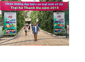 TRẠI HÈ THANH ĐA Các cháu tham gia trại hè năm 2018